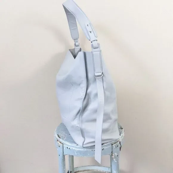 All Saints Paradise North South Leather tote  blue - Picture 8 of 13